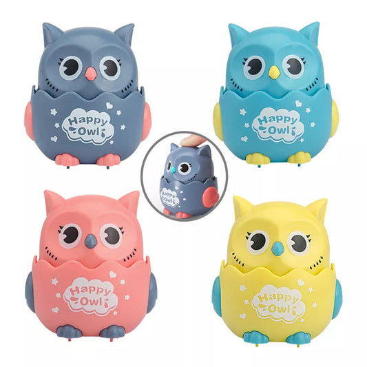 Push & Release Moving Owl Toy