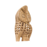 Handmade Wooden Jaali Work Owl