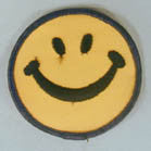 Wholesale SMILE FACE 3 INCH PATCH (Sold by the piece or dozen ) *- CLOSEOUT 50 CENTS EA