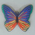 Wholesale BUTTERFLY 3 INCH PATCH (Sold by the piece or dozen ) -* CLOSEOUT AS LOW AS 75 CENTS EA