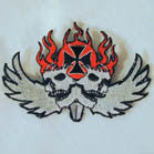 Wholesale IRON CROSS WINGS 4 INC PATCH ( Sold by the piece or dozen ) *- CLOSEOUT AS LOW AS 50 CENTS EA