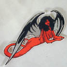 Wholesale DEVIL WOMAN 4 INCH PATCH ( Sold by the piece or dozen ) *- CLOSEOUT AS LOW AS 75 CENTS EA
