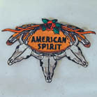 Wholesale AMERICAN SPIRIT 4 INCH PATCH (Sold by the piece or dozen ) -* CLOSEOUT AS LOW AS .75 CENTS EA