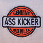 Wholesale GENUINE ASS KICKER 3 1/2 IN PATCH (Sold by the piece) -* CLOSEOUT AS LOW AS $1 EA