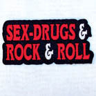 Buy SEX DRUGS & ROCK & ROLL 4 inch PATCH -* CLOSEOUT AS LOW AS .75 CENTS EABulk Price