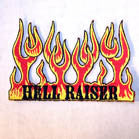 Buy HELL RAISER FLAMES 4 INCH PATCH -* CLOSEOUT AS LOW AS 75 CENTS EABulk Price