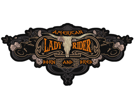 Wholesale LADY RIDER BORN BREED PATCH (Sold by the piece)