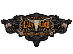 Wholesale LADY RIDER BORN BREED PATCH (Sold by the piece)