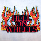 Buy HELL ON WHEELS FLAME 4 INCHPATCHCLOSEOUT NOW AS LOW AS .75 CENTS EABulk Price