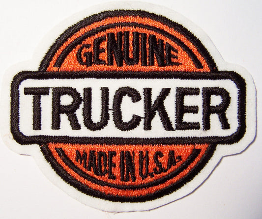 Buy GENUINE TRUCKER 3 1/2 INCH EMBROIDERED PATCHBulk Price