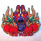 Wholesale CHERRY VTWINS 4 INCH PATCH (Sold by the piece or dozen ) -* CLOSEOUT AS LOW AS 75 CENTS EA