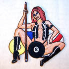 Wholesale POOL GIRL 4 INCH PATCH (Sold by the piece OR DOZEN ) *- CLOSEOUT AS LOW AS 75 CENTS EA