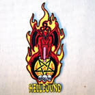 Wholesale HELL BOUND DEVIL 4 INCH PATCH (Sold by the piece or dozen )  *-CLOSEOUT NOW .75 CENTS EA