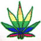 Buy RAINBOW POT LEAF 3 INCH PATCH -* CLOSEOUT AS LOW AS 75 CENTS EABulk Price