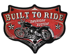 Wholesale BUILT TO RIDE PATCH (Sold by the piece)