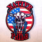 Wholesale NATIVE PRIDE 4 INCH PATCH (Sold by the piece or dozen ) -* CLOSEOUT AS LOW AS 75 CENTS EA