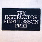 Buy SEX INSTRUCTOR 4 INCH PATCH ( Sold by the piece or dozen *- CLOSEOUT AS LOW AS 75 CENTS EABulk Price