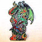 Buy GREEN DRAGON 4 INCH PATCH ( Sold by the piece or dozen *- CLOSEOUT AS LOW AS 75 CENTS EABulk Price