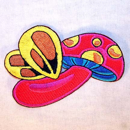 Buy FLYING SHROOM 4 inch PATCH -* CLOSEOUT AS LOW AS .75 CENTS EABulk Price
