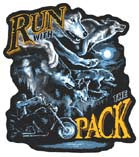 Wholesale RUN WITH THE PACK PATCH (Sold by the piece)