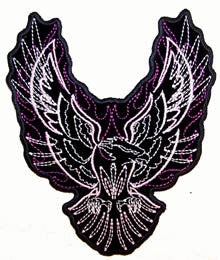 Wholesale PINSTRIPE EAGLE WINGS PATCH (Sold by the piece)