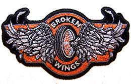 Wholesale BROKEN WINGS WHEEL PATCH (Sold by the piece)