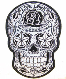 Wholesale SUGAR SKULL PATCH (Sold by the piece)