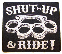 Wholesale SHUT UP AND RIDE PATCH (Sold by the piece)