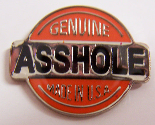 Buy GENUINE ASSHOLE HAT / JACKET PIN (Sold by thePIECE OR dozen)Bulk Price