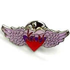 Buy HEART WINGS HAT / JACKET PIN (Sold by the dozen) *- CLOSEOUT NOW 50 CENTS EABulk Price