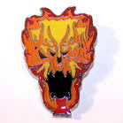 Wholesale FLAME FACE HAT / JACKET PIN (Sold by the piece)