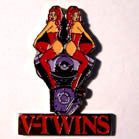Buy V TWINS HAT / JACKET PIN (Sold by the dozen)Bulk Price