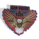 Buy RED WHITE & TRUE EAGLE HAT / JACKET PINBulk Price