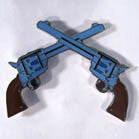 Buy DOUBLE PISTOLS HAT / JACKET PIN Bulk Price