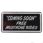 Wholesale MUSTACHE RIDES HAT / JACKET PIN  (Sold by the dozen)