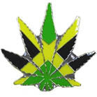 Buy REGGAE POT LEAF HAT / JACKET PINBulk Price