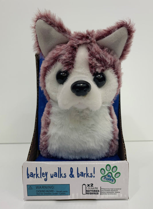 Wholesale Walking Barking Cute Fluffy Toy Husky Dog(sold by the piece or dozen)