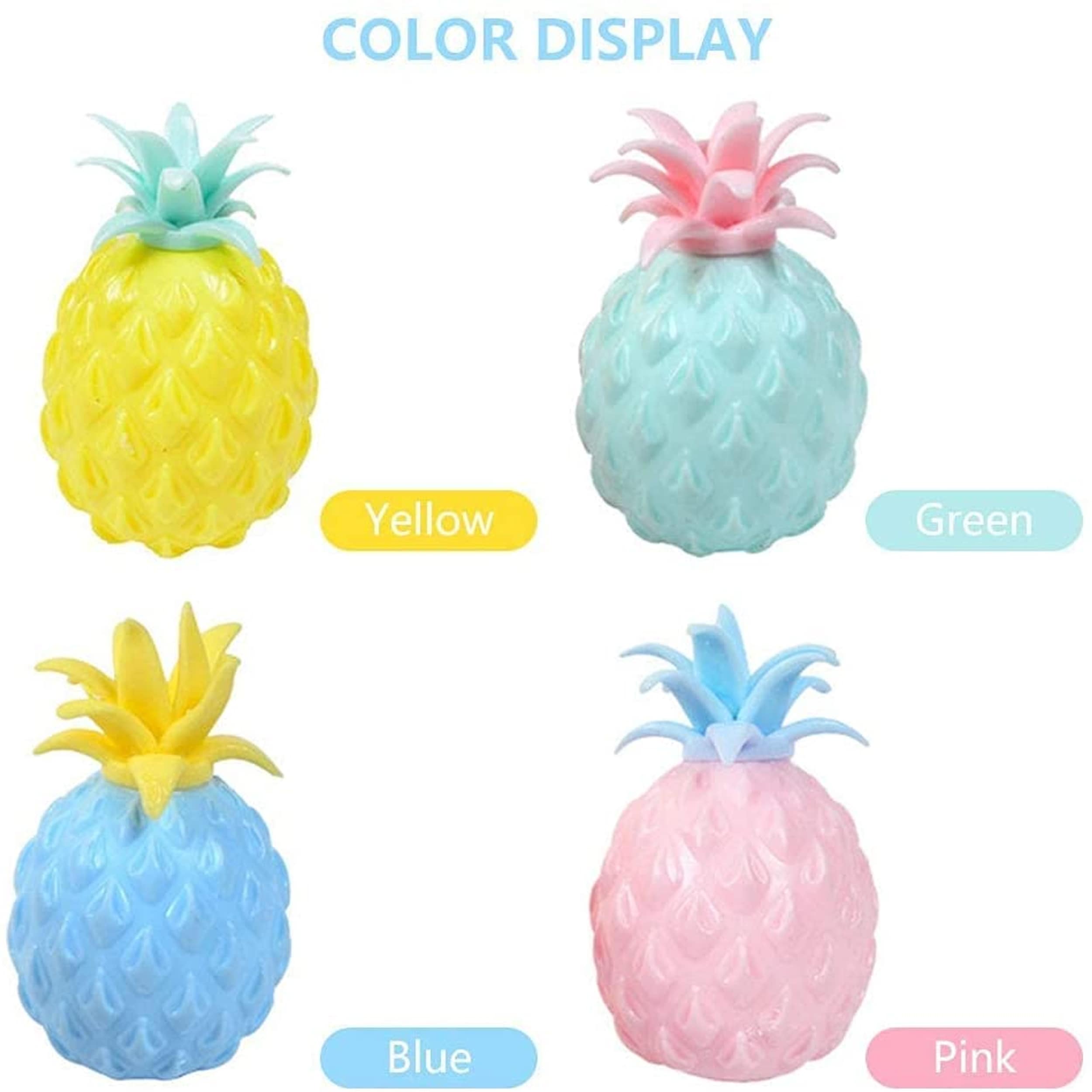 Assorted Colors Pineapple Fruit Squeeze Balls