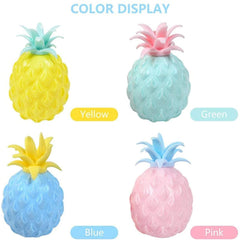 Assorted Colors Pineapple Fruit Squeeze Balls