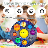 Features Of Simple Dimple Planet Pop It Fidget Toy