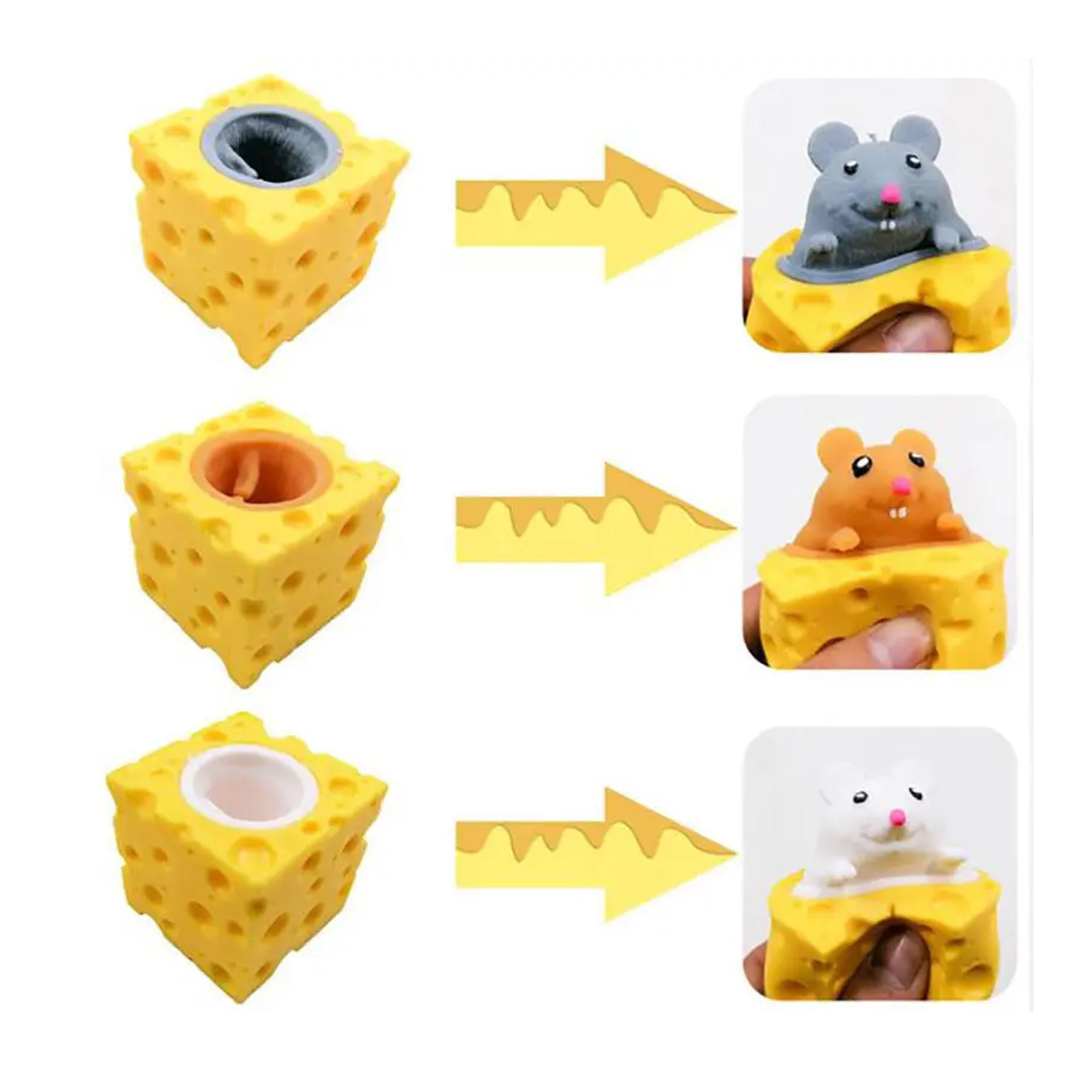 Cheese Squishy Fidget Toys