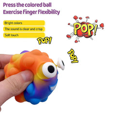 Smiling Pop Ball Fidget Toy