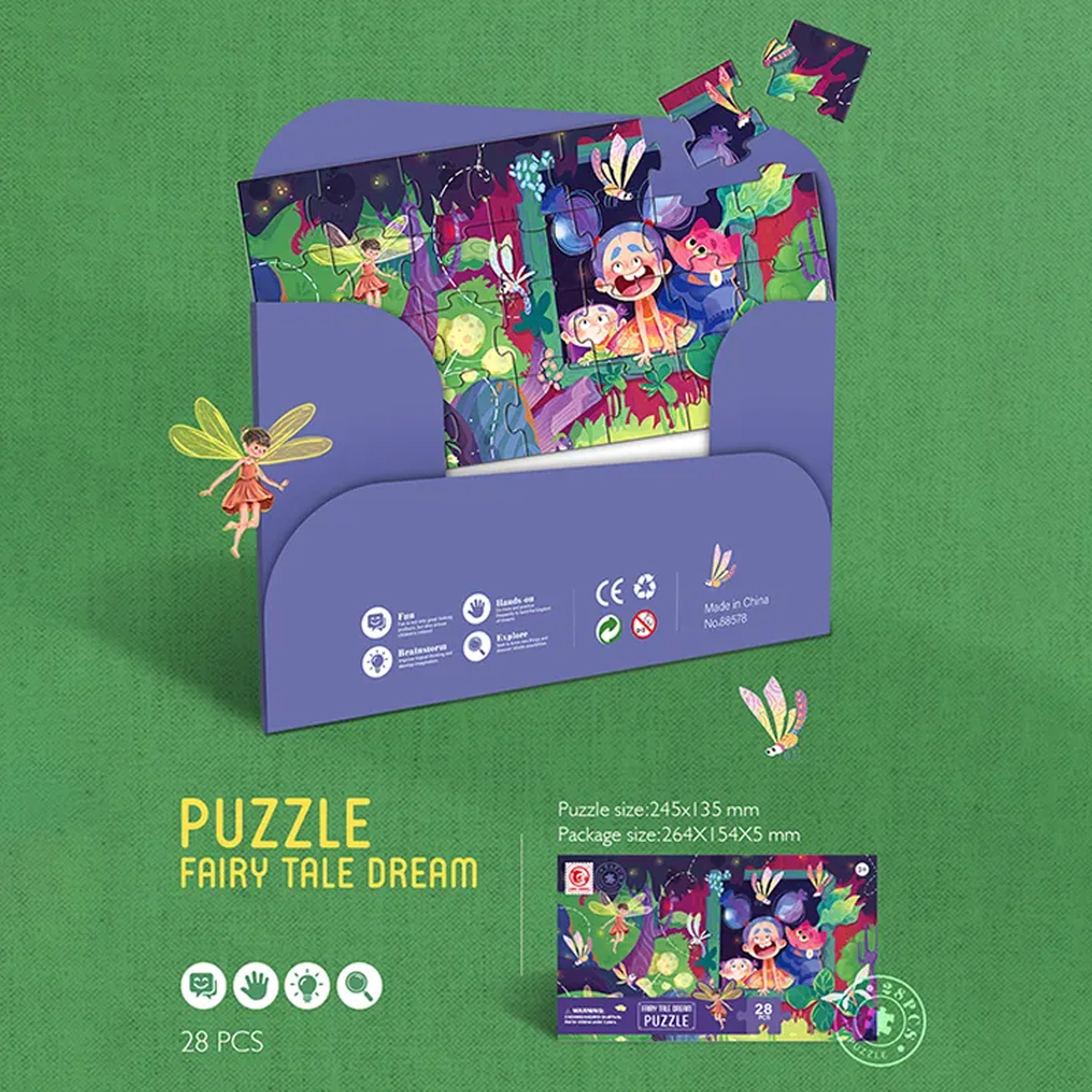 Postcard Educational Puzzle Kids - A Fun and Engaging Way to Learn About Different Countries and Cultures