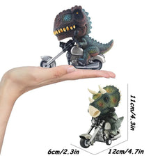 Pullback Dinosaur Motorcycle Toy - Fun and Educational for Kids