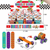 Skateboard Toy Mini Scooter Bracelet