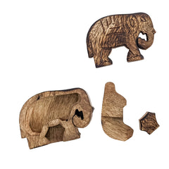 Handcrafted Wooden Animals Puzzle