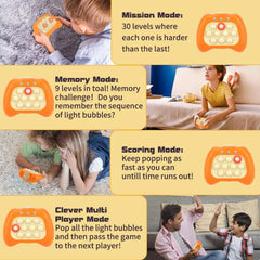 Introducing the Puzzle Pop It Educational Console Stress Relief Toy for Kids