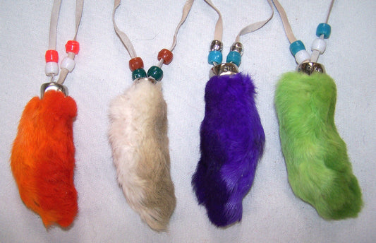 Buy RABBIT FOOT WITH SUEDE LEATHER NECKLACE STRAP ( sold by the piece or dozenBulk Price