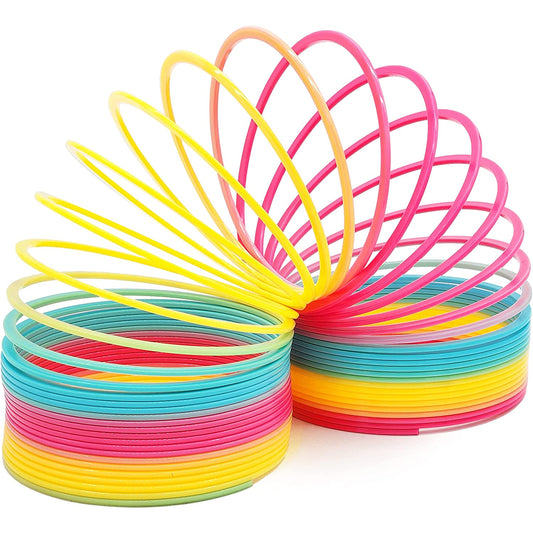 Rainbow Spring Plastic Coil Toy