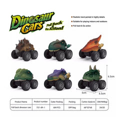 Dinosaur Pull Back Car Toys